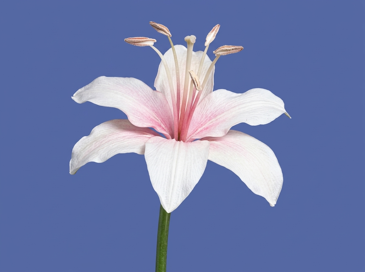 Stylised flower form with sculptural negative space