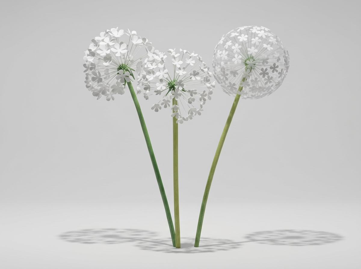 Studio bloom with soft side-lighting